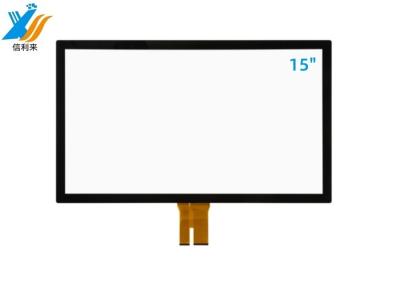 China 15 Inch G+G Multi touch screen panel with capacitive technology customized waterproof oilproof for ATMs education smart home for sale