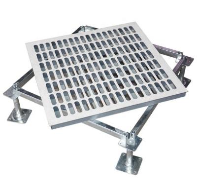 China China Best Traditional Airflow Management Raised Panel Ventilated Perforated Access Floor for sale