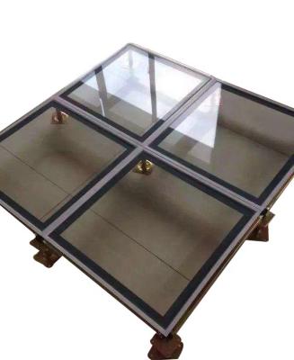 China Traditional Factory Supplier Antistatic Glass Raised Flooring System Factory For Show Room for sale