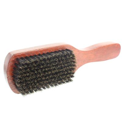 China 2019 Men's Care Brush Beech Facial Bow Limited Wood Bristle Men's Hair Hog Handle Head Hairbrush for sale