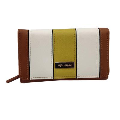 China Wholesale Fasion Women Wallet Card Holder Leather Cheaper Fashion Carteira Accept Customized Polyester Fasion Zipper OEM PU Logo Short for sale