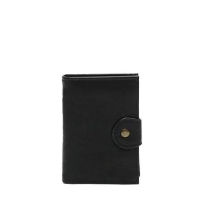 China Factory Top Selling Leather Card Holder Card Wallet Cheap Price Slim To Accept Customized PU OEM Daily Polyester Logo Short Customer Unisex for sale