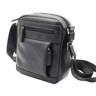 China Daily Travel Single Shoulder Cross - Body Bag Free Sample Casual 2021 Plain Customized Daily PU For Men Customer OEM 300pcs 16*19*6cm for sale