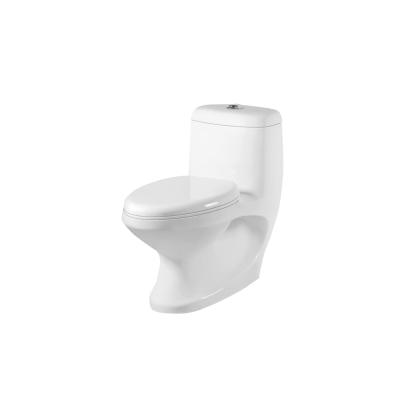 China Wholesale Cheap Price Double-Flow Floor One-Piece Toilet Vitreous China Lavatory for sale