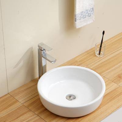 China Aqua Gallery Modern Sanitary Ware Top Mounted White Ceramic Sink for sale