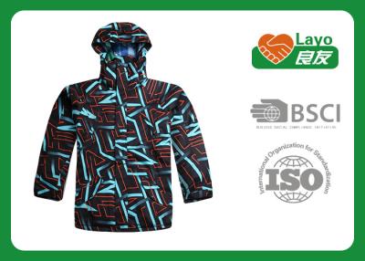 China Fashionable Insulated Softshell Jacket , Softshell Running Printed Jacket with hood for sale