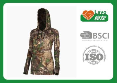 China Thermal Mossy Oak Camo Hooded Sweatshirt For Winter / Spring / Fall for sale