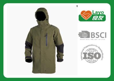 Chine Veste imperméable de pluie de couleur olive pour augmenter/pêche/chasse à vendre