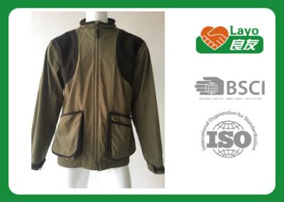 China 100% Polyester Olive Color Fleece Hunting Jacket For Hunting / Hiking / Camping for sale