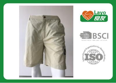 China Pantalones de secado rápido impermeables 100% del color sólido del poliéster para L-030 que acampa/de funcionamiento en venta