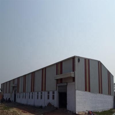 China Industrial Pier Designs Prefabricated Steel Structure Workshop With Sandwich Panel for sale