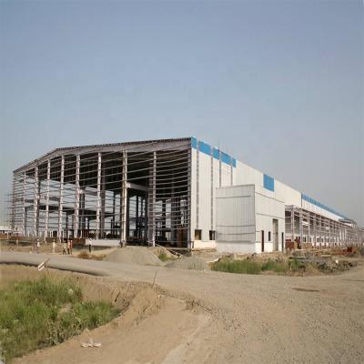 China Large Span Steel Warehouse Steel Factory Building Design Prefab Warehouse Steel Structure For Sale for sale