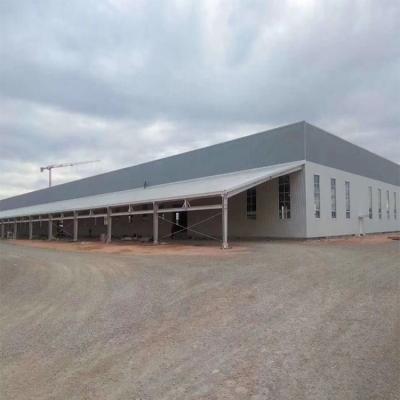 China Steel Structure Industrial Prefab Workshop With CAD Design Layout for sale