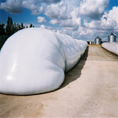 China Silo covers or moisture proof tube bags to storage the fodder cereal, grains for animal in winter, exclude oxygen to complete fermentation for sale