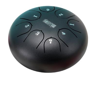 China Hot Selling New Product Tongue Drum 10 Inch Handpan Mini Steel Tongue Drum KLG for sale