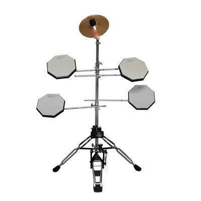 China Factory wholesale price cheap musical instruments 4pcs drum practice pads stands AH-DP4PC for sale