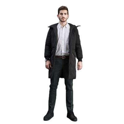 China New Winter Windproof Men's BigTall Cotton Coat Zipper Design Large Size Men's Jacket for sale