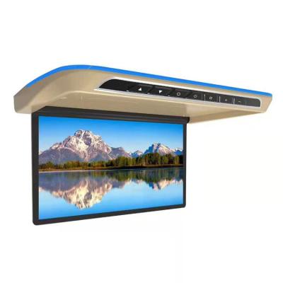 China GPS 15.6 Inch Universal Electric Flip Down Roof Mount TV Android 10 Monitor 1920*1080/1600*900/1366*768 Pixels for sale