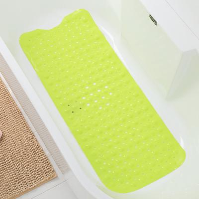 China Anti Non Slip Washable PVC Shower Mat Bathroom Material Anti Slip Shower Mat With Different Colors for sale