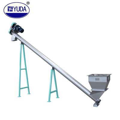 China Customized Heat Resistant YUDA With Inclined Hopper Screw Conveyor Auger Conveyor for sale