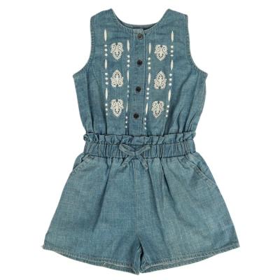 China Simplicity Wholesale Casual Cotton Temperament Cotton Fashion Floral Overalls for sale