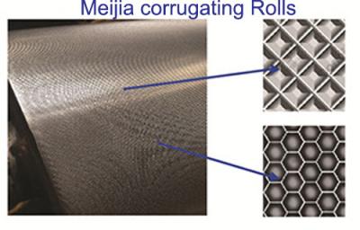 China Rolo corrugado da colagem do único Facer à venda