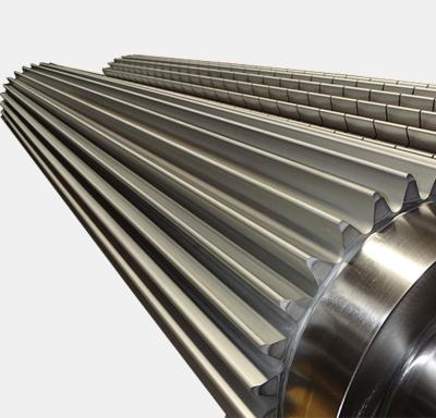 China Hard Chrome Coating Corrugating Rolls for sale