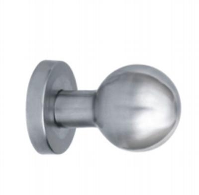 China L Shape Interior Inox Tubular Lever Door Handle On Round Rose With Cylinder Escutcheon for sale