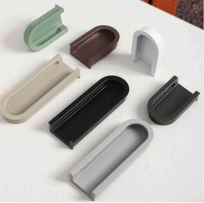 China Modern Furniture Cup Shell Shaped Pull Drawer Handles for sale