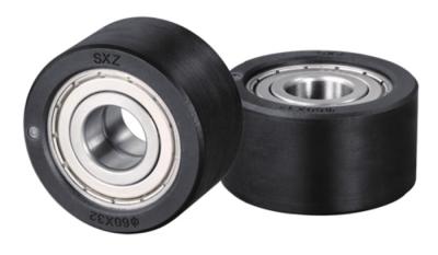 China 608ZZ Quality Plastic Bearing Roller Nylon POM Pulley Is Suitable For Track for sale