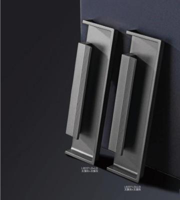 China Cabinet Door Handle Concealed Plastic Kitchen Recessed Drawer Flush Pull Handle for sale