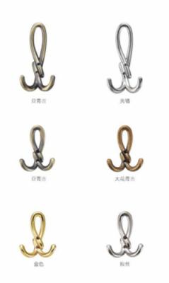 China New Product Zinc Alloy Chrome Plated Clothes Hook for sale