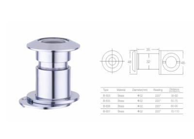 China Zinc Alloy Security Door Viewer 220° Viewer Dioptre For Wide Range Thickness Door for sale