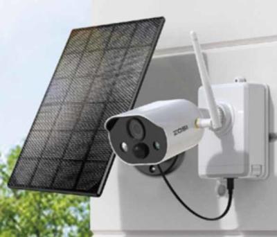 China 2 Lens 8MP 4K Wireless North America 4G LTE Solar Power Surveillance Security PTZ Camera Outdoor 4G Sim Card Solar CCTV Camera for sale