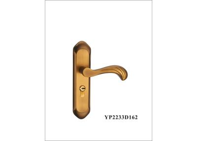 China Dummy Bathroom AC Finish Zinc Alloy Door Handle Reversible for sale