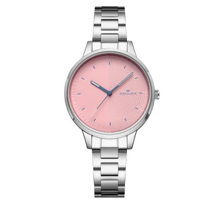 China Waterproof Hot-selling women's quartz watch new fashion simple waterproof stainless steel strap watch for sale