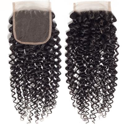 China China Design Curly Wholesale Real Hair Extensions Curly 4*4 Lace Closure Human Wig for sale