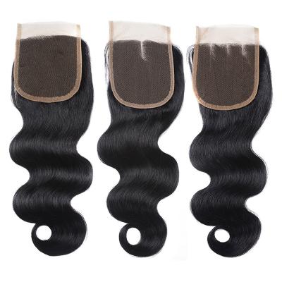 China Hd Real Human Hair Extensions Body Wave China Manufacture Quality Transparent Lace Closure for sale