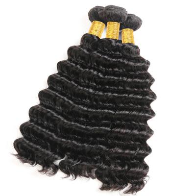 China Wholesale High Quality 100% Deep Wave Hair Extension Bundle Hair Extensions Hair Bundles for sale