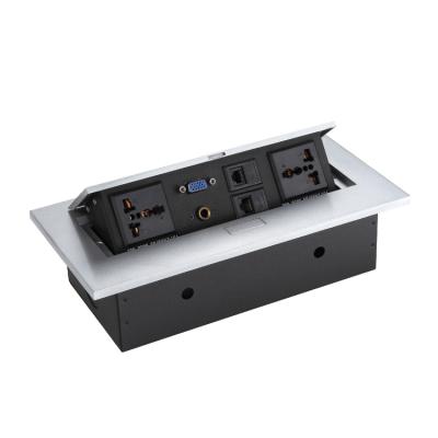 China Office Commercial Universal Multiple Socket Table Desktop Electrical Outlet for sale