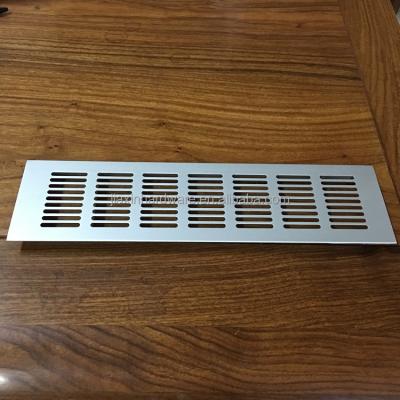 China 80mm Width Traditional Aluminum Air Vent Decorative Grill Cover For Sideboard Or Desk for sale