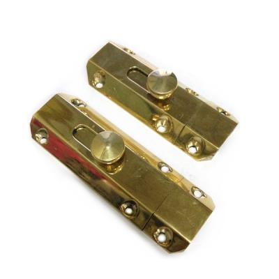 China Luxury Type 1 Inch Width Solid Brass Brass Door Dead Bolt for sale