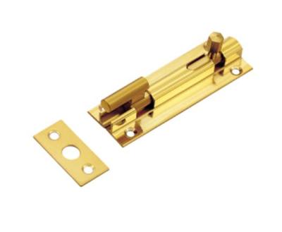 China 1 Inch Solid Brass Width Door Brass Flush Bolt, Brass Barrel Bolt for sale