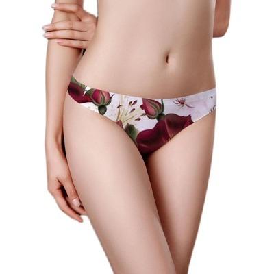 China Women's High Quality Cotton Printed Underwear Colorful Hot Sale Ladies Breathable Panties For Sale for sale