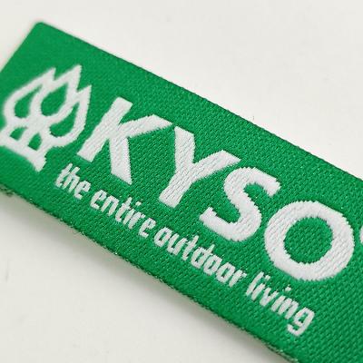 China Sustainable Luxury Size Woven Garment Neck Fabric Labels Customize Clothing Fabric Logo Brand Labels Support Customization for sale