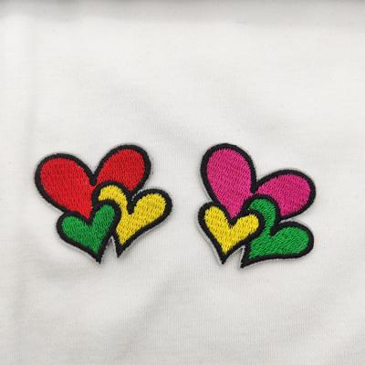 China Canvas Hat Apparel Handbag Printing Viable Letter Woven Embroidery Patches Logo Customized Patch for sale