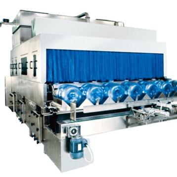 China 5-Gallon / 3-Gallon Heat Resistant Barred Drinking Water Production Line for sale