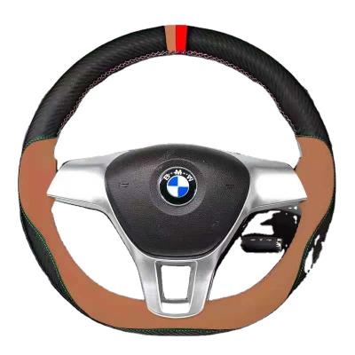 China Non-slip and durable universal car luxury steering wheel cover with fashion style for sale