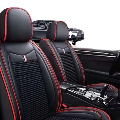 China Sports Leather Full Set Double Deck Carpet 5D Car Floor Mat Car Cushion for sale