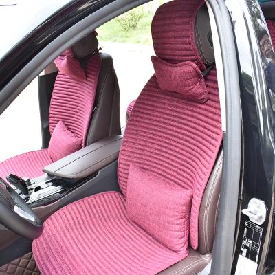 China The sports comfortable linen material car seat cover full set all car model for sale